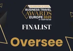 Oversee finalist business travel awards Europe
