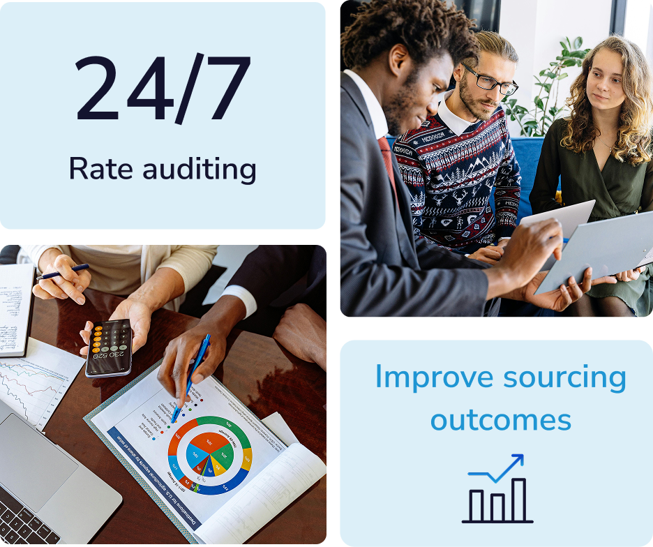 travel sourcing optimization, contract auditing