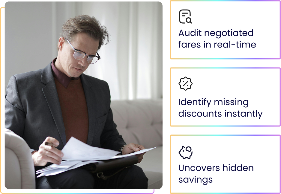 Uncover hidden savings negotiated fares