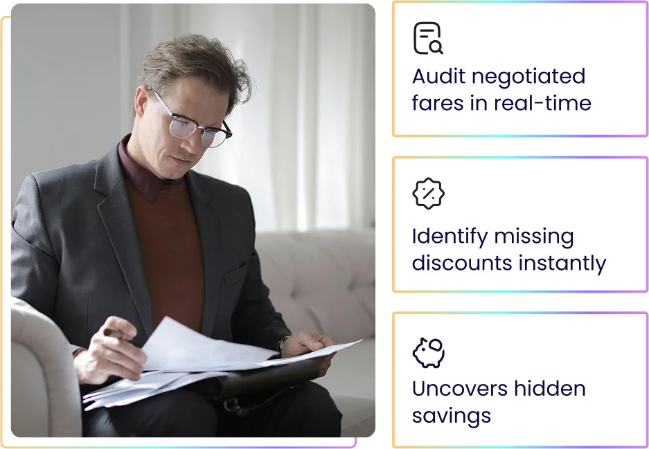 Uncover hidden savings negotiated fares