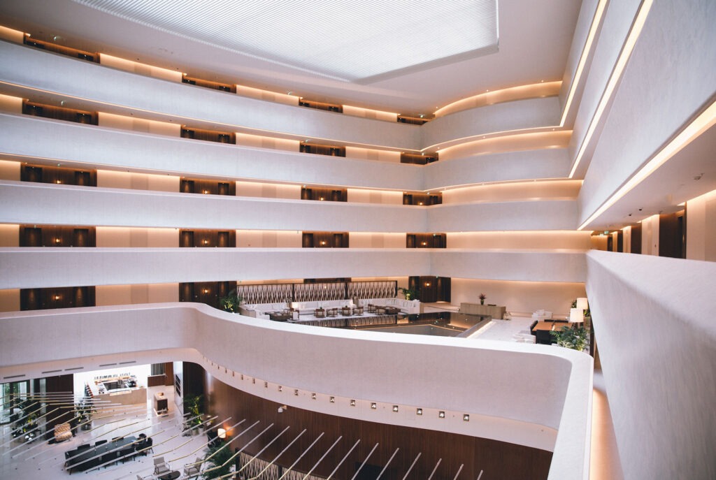 hotel lobby