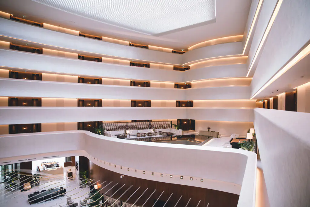 hotel lobby